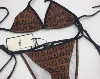 fendi swimsuit etsy